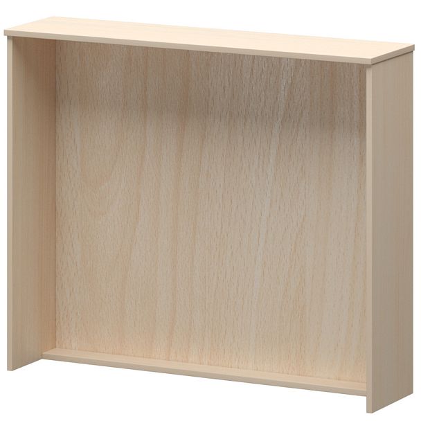 Стойка прямоугольная А-553 Бук 1460x360x1220 Ресепшн - Вид 1