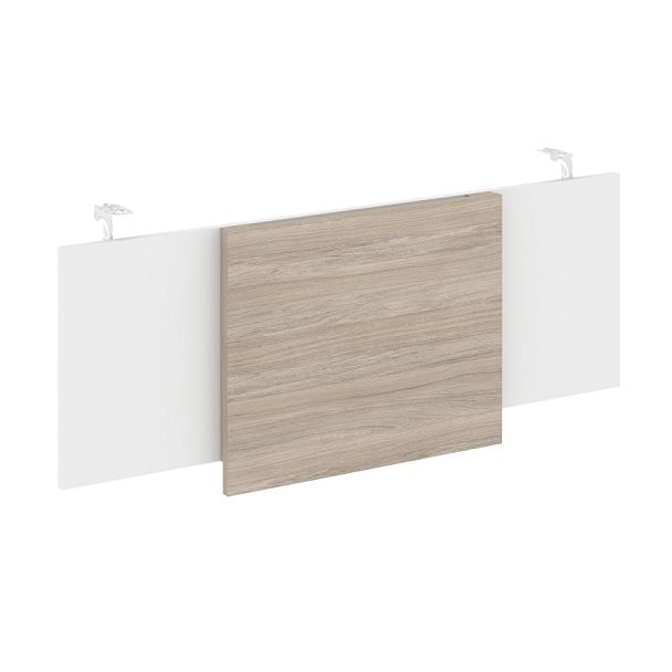 Onix Direct Lux Царга стола руководителя O.M-CSR-3 Белый бриллиант/Дуб аттик/Хром 1140*450*54 - Вид 1