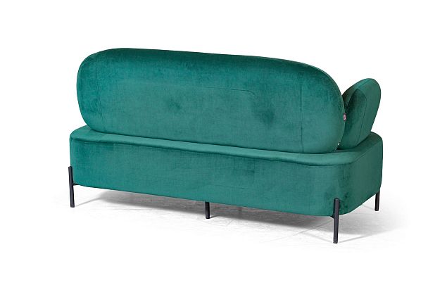 Диван Dandy двухместный, бархат зеленый 19 - Вид 7