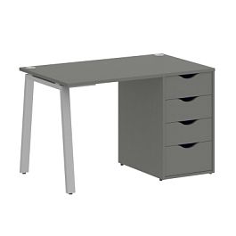 Home Office Стол письменный VR.SP-3-118.4.A Металлик/Серый металл 1180*720*750 - Фото предпросмотра