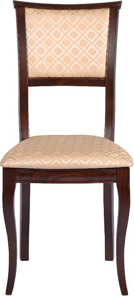 Комплект деревянных стульев с мягким сиденьем Камир Темный орех/Бежевый жаккард, 2 шт. - Вид 2