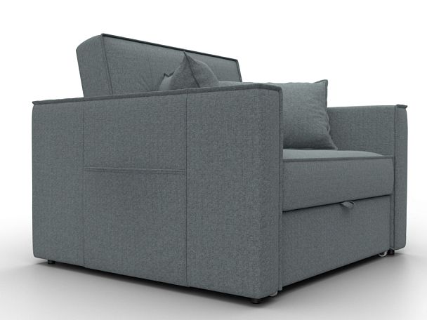 Кресло-кровать Лига-104 (80) Рогожка серый - Вид 3