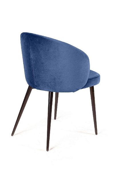 Стул Mont Blanc, бархат синий 29 / черный конус - Вид 7