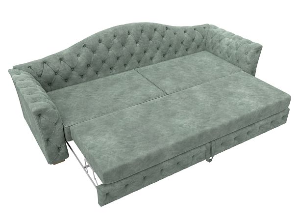 Диван прямой Артис Велюр зеленый - Вид 7