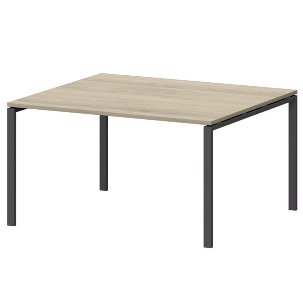 Стол переговорный на металлокаркасе СМСП-П-16.123.Пр25 Кронберг/Антрацит 1600x1236x750 Смарт - Вид 1