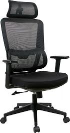 Эргономичное кресло Everprof Work (Ворк) Сетка Черный - Фото предпросмотра