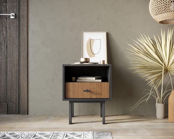 Тумбочка с нижним ящиком Emerson арт EM17 - Вид 5