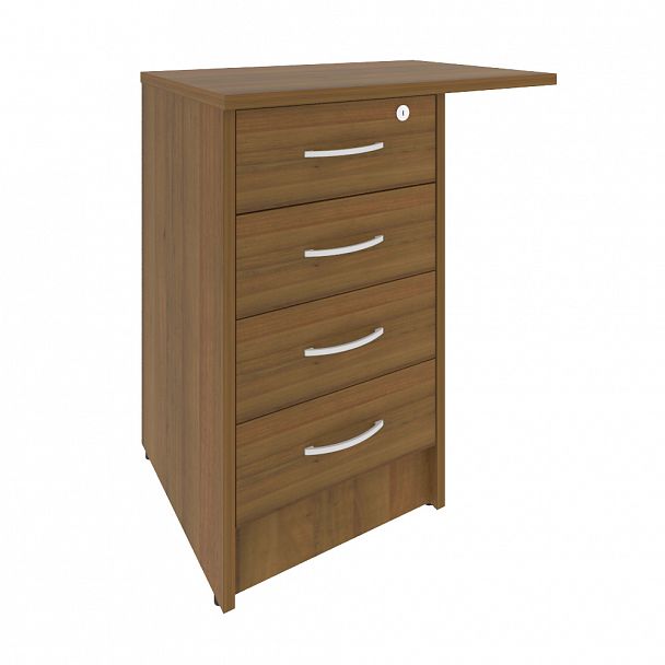 Тумба "Riva" А.ТП-4.3F-S орех гварнери - Вид 1