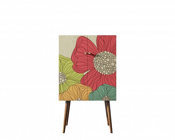 Комод на высоких ножках "Berber" 5 принт - Вид 4