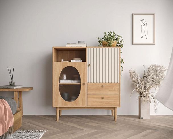 Комод Bubble с двумя дверками и двумя ящиками арт BBL06 - Вид 2