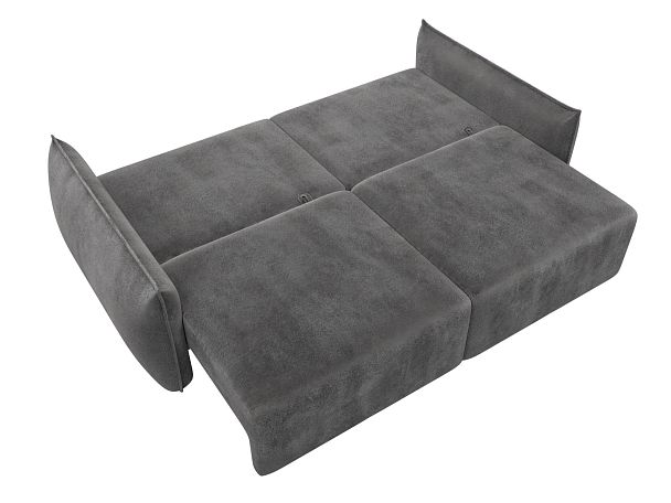 Диван прямой Лига-051 НПБ Велюр серый - Вид 9