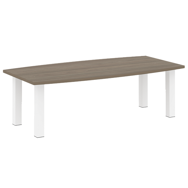 Yalta Стол переговорный LT.SP-2 Вяз/Белые опоры 2400*1200*750 - Вид 1