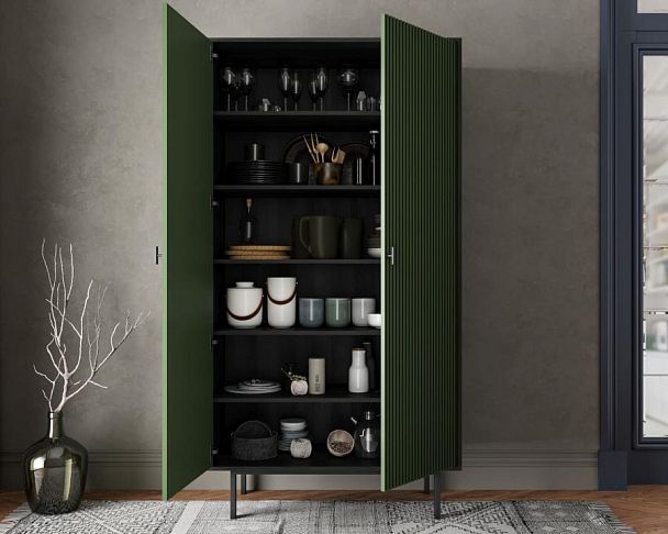 Шкаф двухдверный Emerson арт EM091/green/L - Вид 2