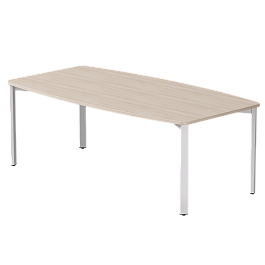 Стол переговорный Everprof EVO 2100х1100x755 Дуб Соната/Белый - Фото предпросмотра