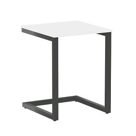 Home Office Стол письменный VR.SP-2-58 Белый бриллиант/Антрацит металл 580*600*750 - Фото предпросмотра