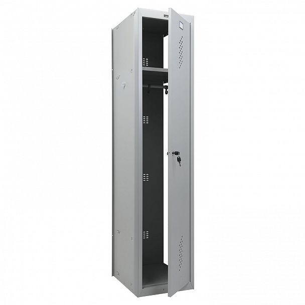 Шкаф (секция без стенки) металлический для одежды BRABIX "LK 01-40", УСИЛЕННЫЙ, 1830х400х500 мм, 291131, S230BR403202 - Вид 7