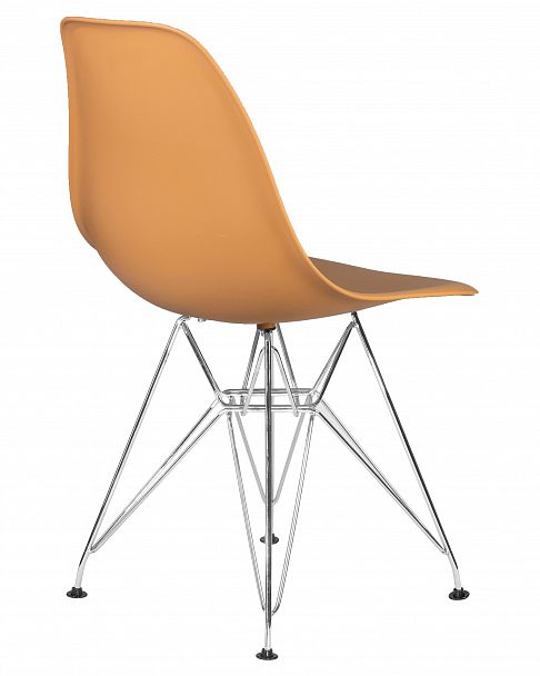 Стул обеденный DOBRIN DSR (ножки хром, цвет персиковый (NX-Y-06)) - Вид 4