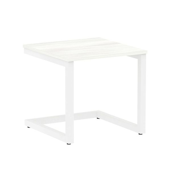 Home Office Стол журнальный VR.SP-2-58.G Снежная патина/Белый металл 580*600*550 - Вид 1