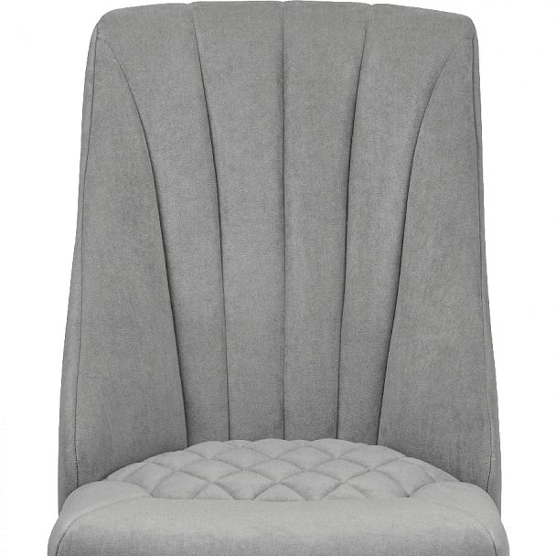 Комплект деревянных мягких стульев Лорелин Белый/Серый велюр, 3 шт. - Вид 7