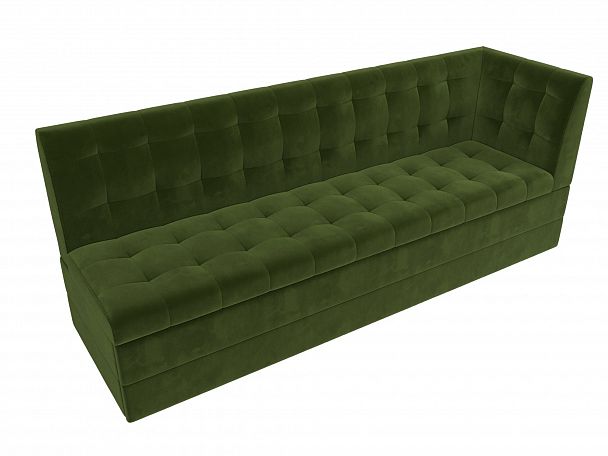 Кухонный диван Бриз с углом (полностью микровельвет зеленый) - Вид 5