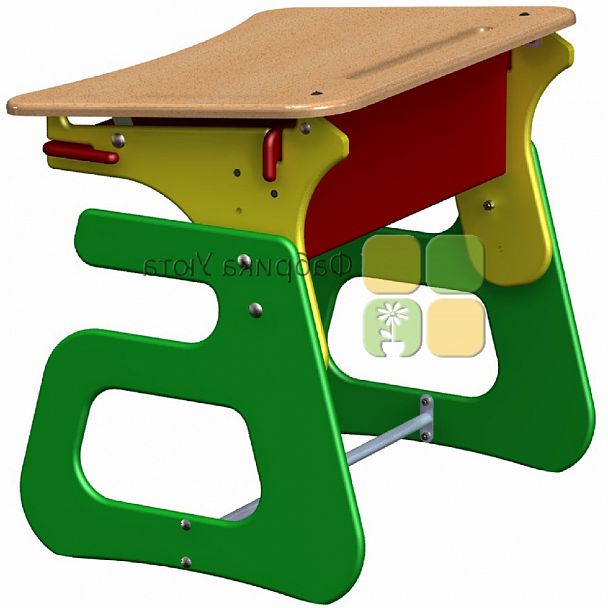 "Безбука" одноместный комплект (парта+стул) регулируемые (3-5 гр.) - Вид 2