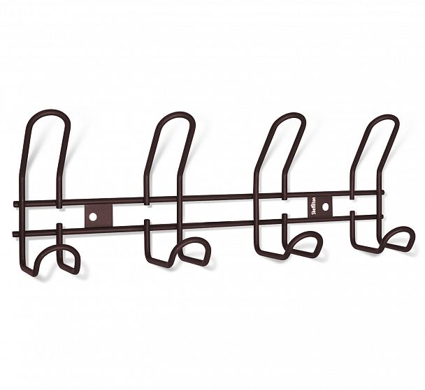 Вешалка Sheffilton SHT-WH14-4 коричневый муар - Вид 1