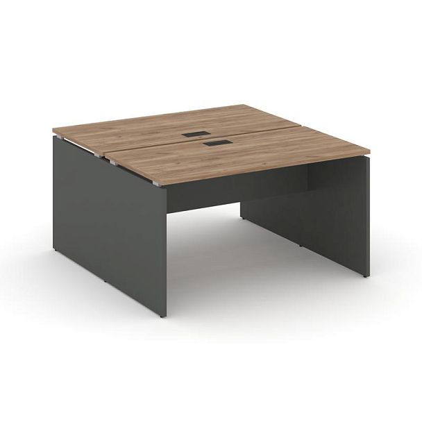 Стайл Проджект Рабочая станция 2-х сторон. SN-D.DRS-012 Дуб Табак/Антрацит NEW/Черная Заглушка 1180* - Вид 1
