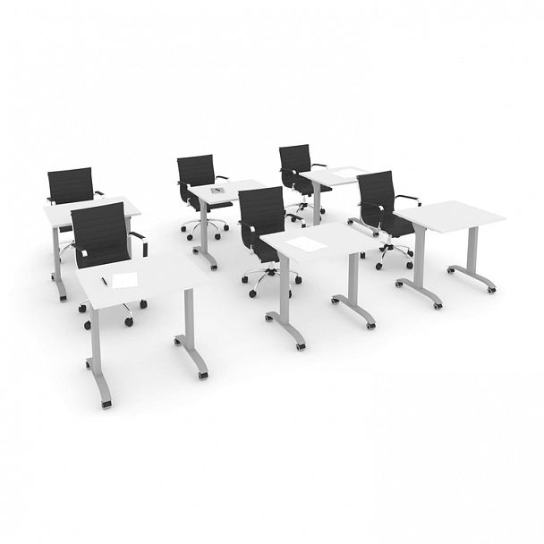 Стол складной мобильный "Mobile System" СМ-3 белый - Вид 2