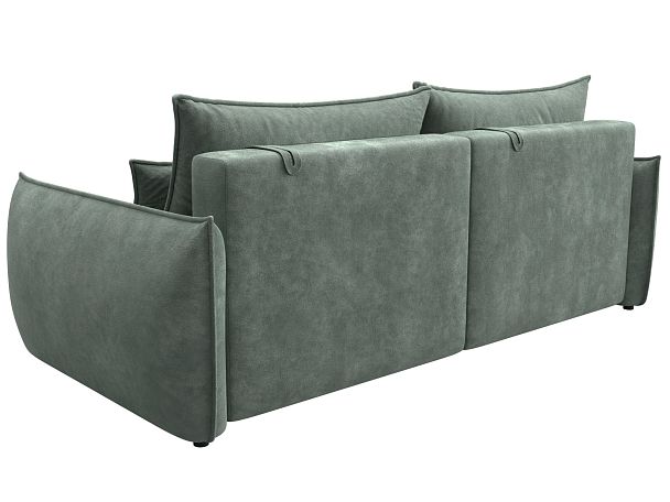 Диван прямой Лига-051 НПБ Велюр зеленый - Вид 5