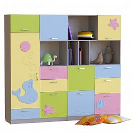 Стенка МДФ Морская волна СФН-001 - Фото предпросмотра