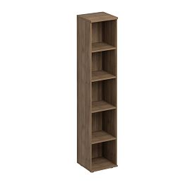 Стеллаж высокий узкий Комфорт К.428 дуб шамони темный - Фото предпросмотра