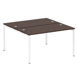 Metal System Quattro Р. ст. на П-образном м/к 40БП.РАС-СП-2.3 Венге/Белый металл 1400*1475*750 - Фото предпросмотра