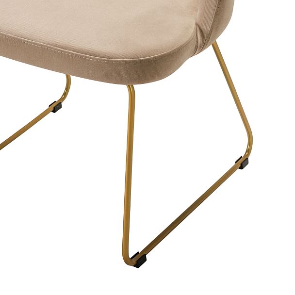 Стул Lars Diag beige/Линк золото - Вид 5