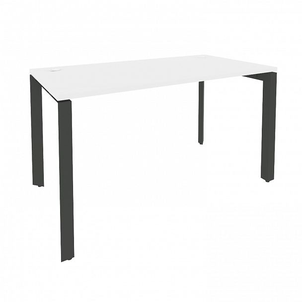 Стол рабочий "Onix" O.MP-SP-3.7 белый/антрацит - Вид 1