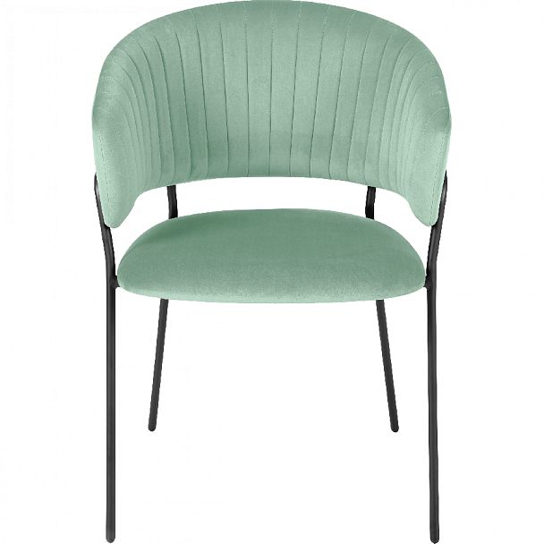 Стул кухонный Даксон мятный велюр/черный - Вид 2