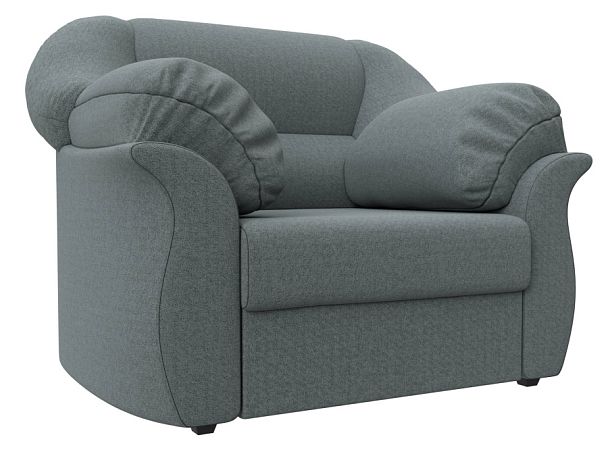 Кресло Карнелла Рогожка серый - Вид 1