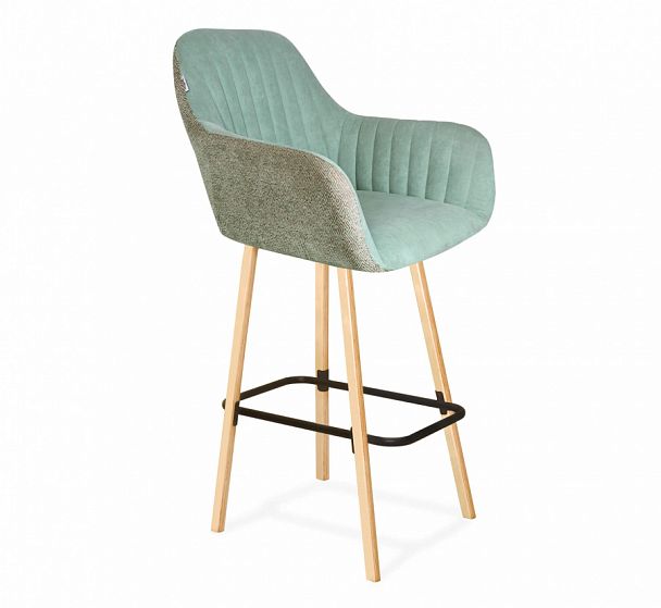 Стул барный Sheffilton SHT-ST38-3/S94 вечерняя заря/прозр. лак/черн.мурар - Вид 1