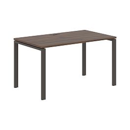 Стол прямой EUST 1380 Дуб Денвер тёмный/Мокко 1360х800х750 EDIS - Фото предпросмотра