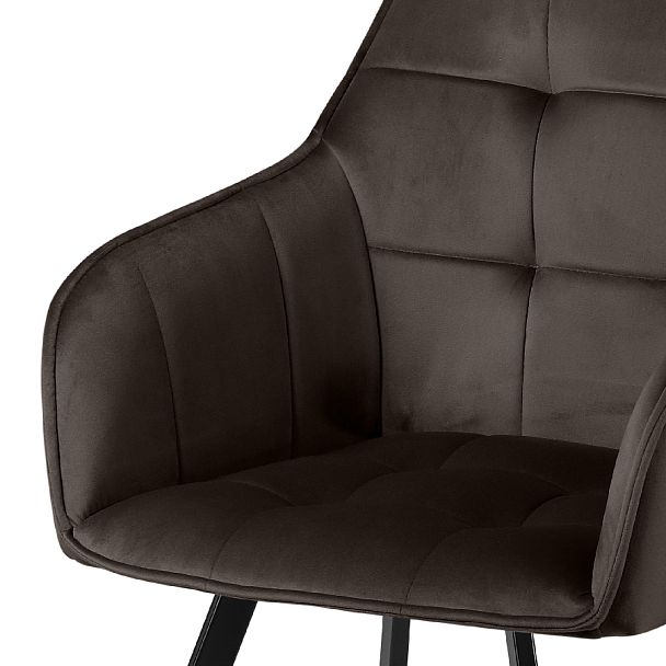 Комплект кресел поворотных Мони, Confetti stone/черный, 2 шт. - Вид 8