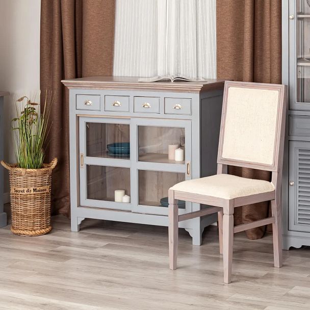 Комод Secret de Maison Брайтон/Brighton (мод. OD-003), дерево акации/дерево манго/МДФ, Antique grey/grey wash - Вид 13