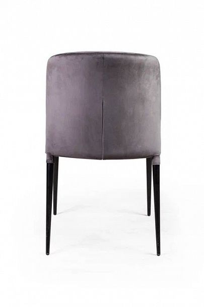 Стул Albert (Альберт), бархат антрацит 14, стопируемый - Вид 5