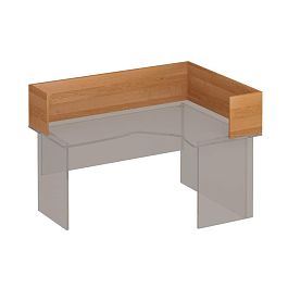 Настольная перегородка-угол Формула ФР 423 ольха европейская - Фото предпросмотра