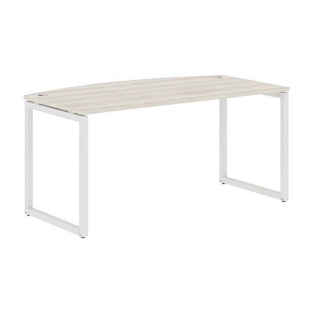 Стол руководителя XQET 169 Сосна Эдмонт/Белый 1600х867х750 XTEN-Q - Вид 1