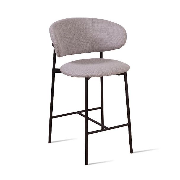 Стул полубарный Adele, рогожка wellton 912, серый - Вид 9