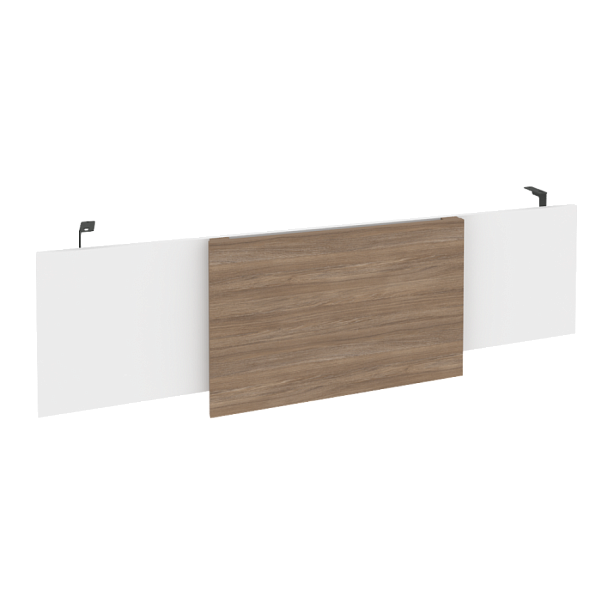 Onix Direct Царга стола руководителя O.M-CSR-5 Белый бриллиант/Дуб аризона/Антрацит металл 1540*450*54 - Вид 1