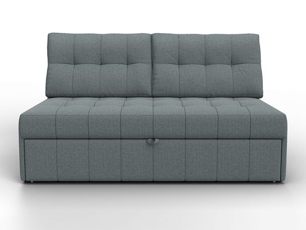 Диван прямой Лига-107 (140) Рогожка серый - Вид 2