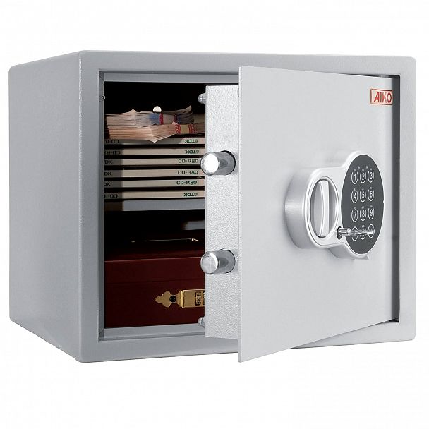 Сейф мебельный AIKO "T-28 EL", 280х340х295 мм, 8 кг, электронный замок, крепление к стене - Вид 2