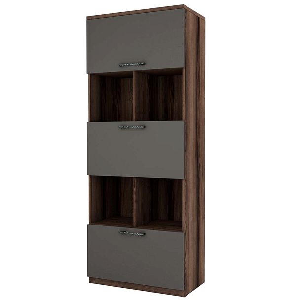 Шкаф для бумаг Spring 78x42x199 дезира тёмная - Вид 1