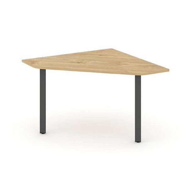 Стайл Проджект Угловой элемент перег. стола SN-6.UPRG-031 Тиквуд Светлый/Металл Антрацит 1180*1180*7 - Вид 1