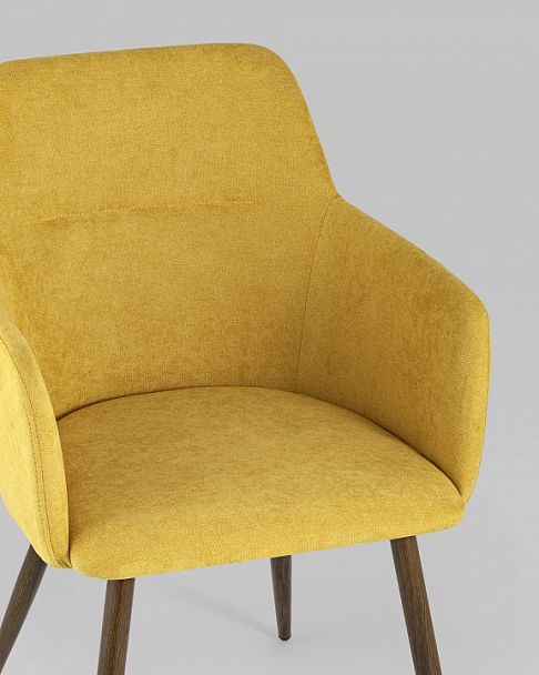 Кресло Кинг желтое - Вид 7